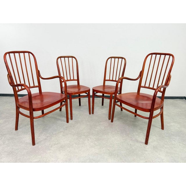 Bentwood Model A63-F Armchairs by Josef Frank for Thonet-Mundus, 1930s, Set of 2 For Sale - Image 8 of 13