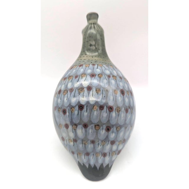 Bitossi 1970s Tonalá Mexico "El Palomar" Ceramic Quail Figurine by Ken Edwards For Sale - Image 4 of 11