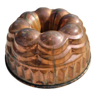 Vintage, Wagner (Christian Wagner) Cooper Bundt Cake Mold For Sale
