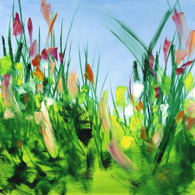 "Springpower Ii" Original Artwork by Bettina Mauel For Sale - Image 9 of 9