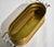 Gold Vintage Brass Herb Planters With Blue & White Ceramic Handles - A Pair For Sale - Image 8 of 12