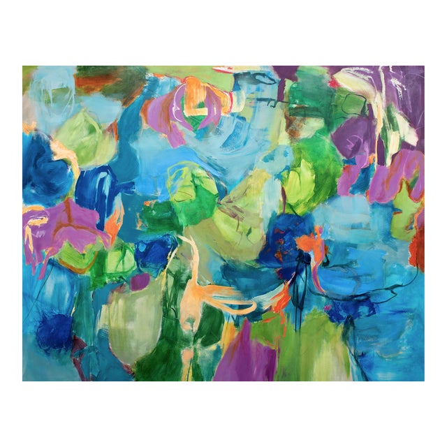 Oversized Original Contemporary Abstract Oil Painting For Sale