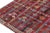 1950s 1950s Vintage Shahsavan Persian Kilim in Red and Blue Stripes With Multicolor Patterns For Sale - Image 5 of 8