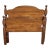 Vintage Traditional Colonial Style Twin Size Cannonball Headboard and Footboard For Sale