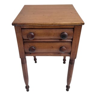 Mid 19th Century Federal Style Pine Stand For Sale