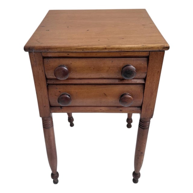 Mid 19th Century Federal Style Pine Stand For Sale