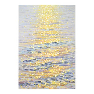 Shimmering Water. Original Modern Hand Painting For Sale