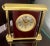 Vintage Linden Mahogany & Brass Clock For Sale - Image 4 of 6