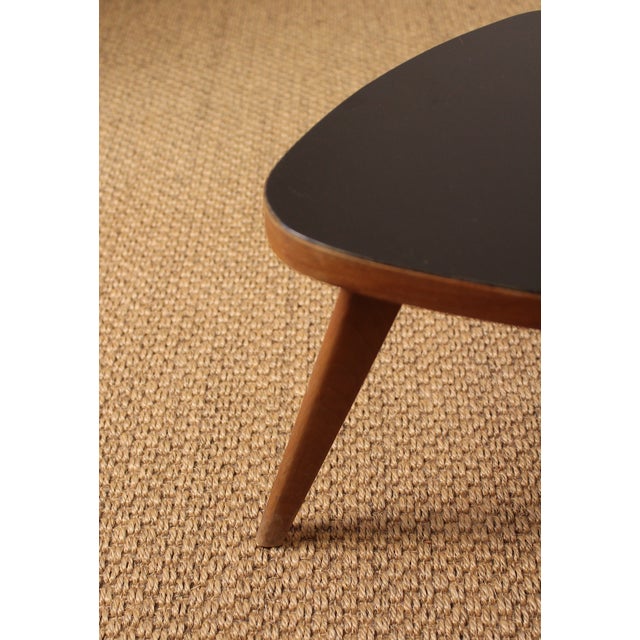 Black Vintage Sculptural Side Tables by Jean Royère, 1950s, Set of 3 For Sale - Image 8 of 12
