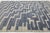 Textile 10x14 Modern Maze Blue & Cream Moroccan Geometric Handmade Wool Rug For Sale - Image 7 of 11
