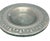 1990s Stephen Schlanser 16'' Diameter Silver Glass Bowl Centerpiece Greek Key. Signed For Sale - Image 5 of 10
