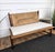 Mid-Century Modern Vintage Italian Carved Wood Bench, 1970s For Sale - Image 3 of 8