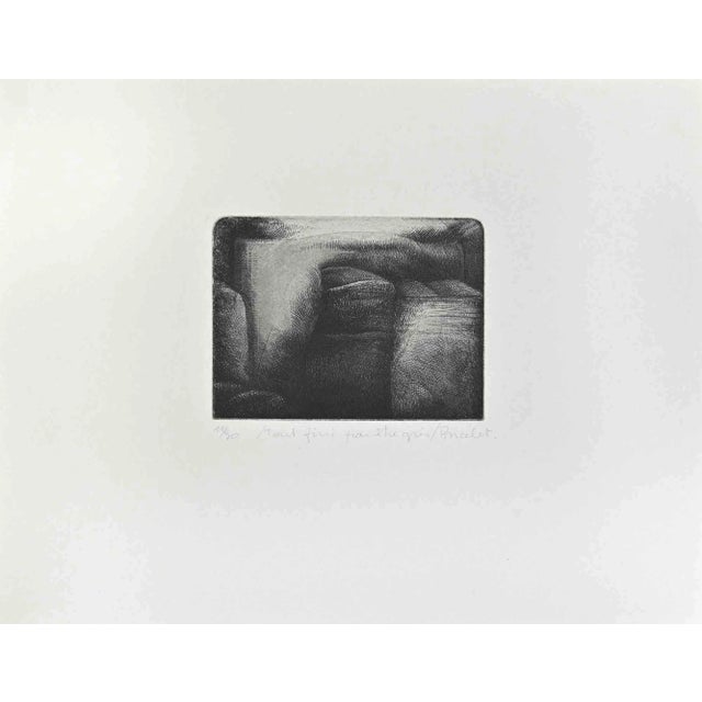 M.G. Poncelet, All Ends Here, Original Etching, 20th-Century For Sale