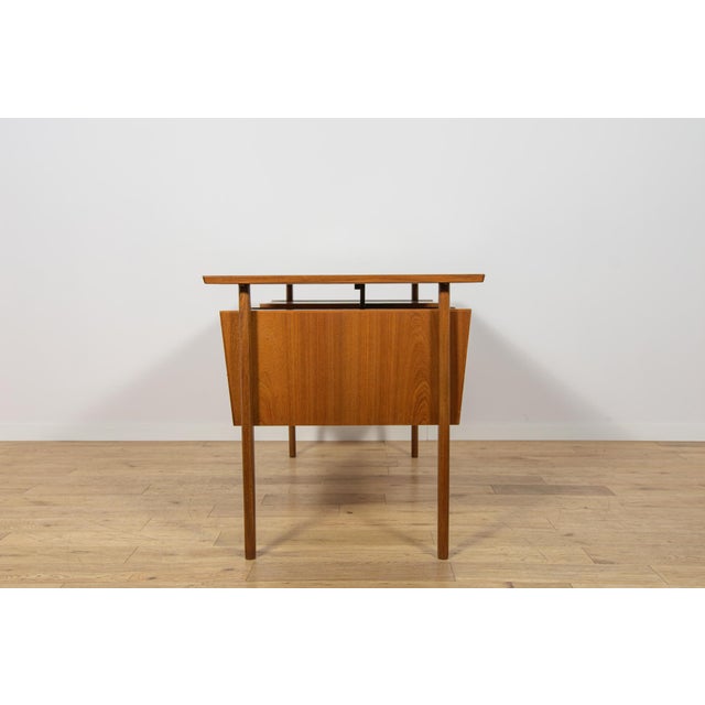 Mid-Century Teak Desk by Gunnar Nielsen Tibergaard, Denmark, 1960s For Sale - Image 4 of 18