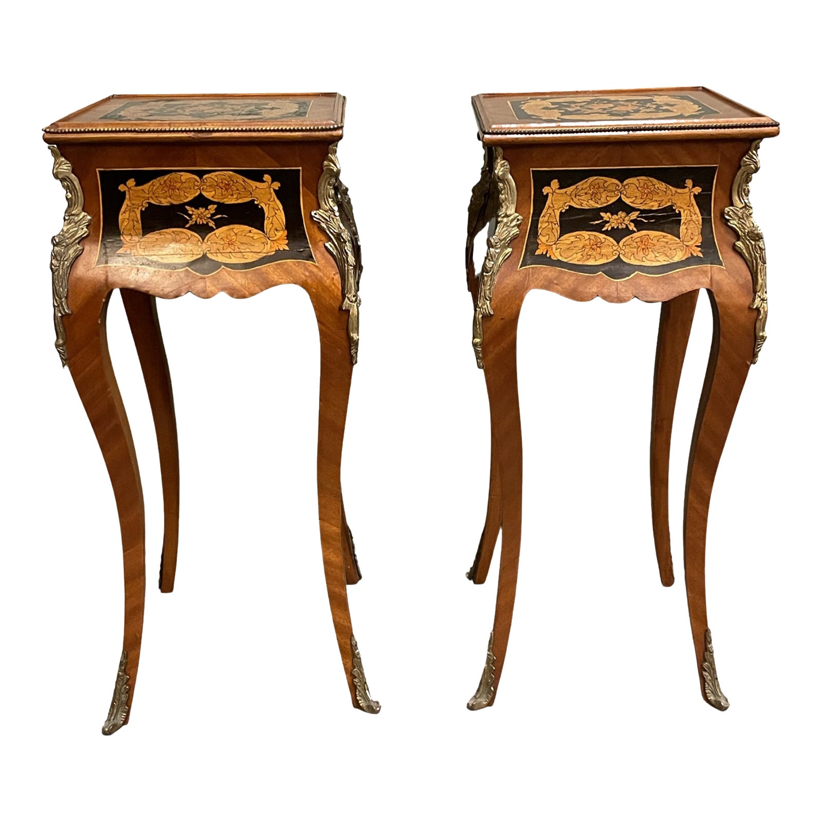 Early 20th Century Antique Bedside Tables a Pair Chairish