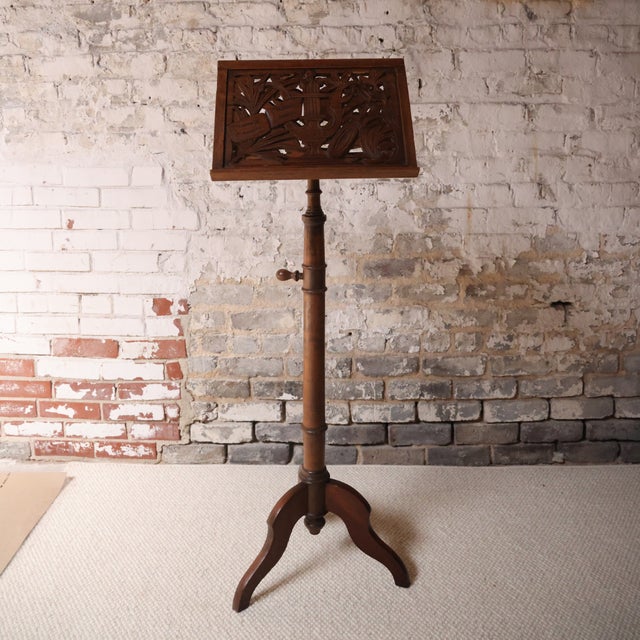 Add artistic character and functional design to your space with this 19th century French wooden easel, a beautifully...