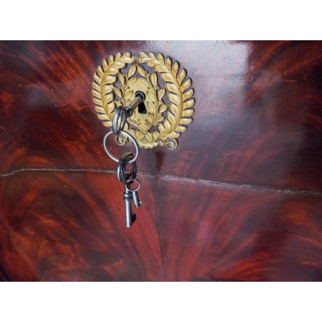 Empire Secretaire in Corinthian Bronze Gilded with Mercury, 1810 For Sale - Image 18 of 18