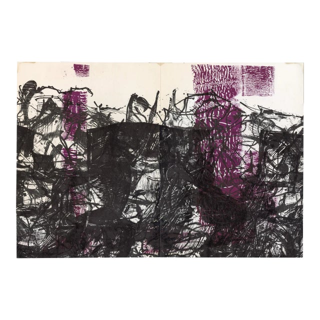 Jean-Paul Riopelle Lithograph From "Derriere Le Miroir No. 171" (1968) For Sale