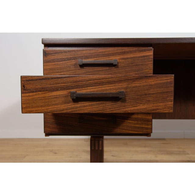 Mid-Century Rosewood Freestanding Desk by Torben Valeur and Henning Jensen for Dyrlund, Denmark, 1960s For Sale - Image 13 of 18
