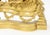 Metal Louis XV Style Cherub Motif Brass Chenets, Pair For Sale - Image 7 of 9