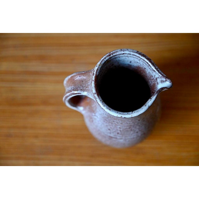 1960s Stoneware Pitcher by Jeanne & Norbert Pierlot for Puisaye, 1960s For Sale - Image 5 of 12