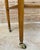 Neoclassic French Marquetry Side Table With One Drawer And Wheels 1940s For Sale - Image 14 of 18