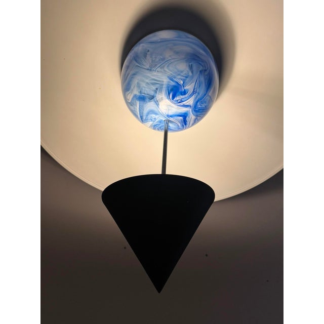 Vintage Pianeta Hanging Light by Vico Magistretti for Venini, 1989, in Very Good conditions. Designed 1980 to 1989 I have...
