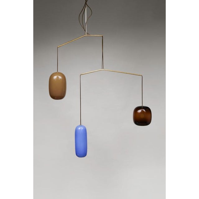 Not Yet Made - Made To Order No. 133 Sculptural Light in Handblown Glass and Brass by Milla Vaahtera For Sale - Image 5 of 7