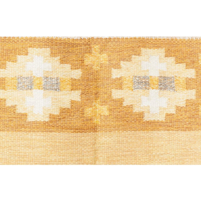 Doris Leslie Blau Swedish Flat-Weave Rug by Birgitta Söderkvist For Sale - Image 10 of 11