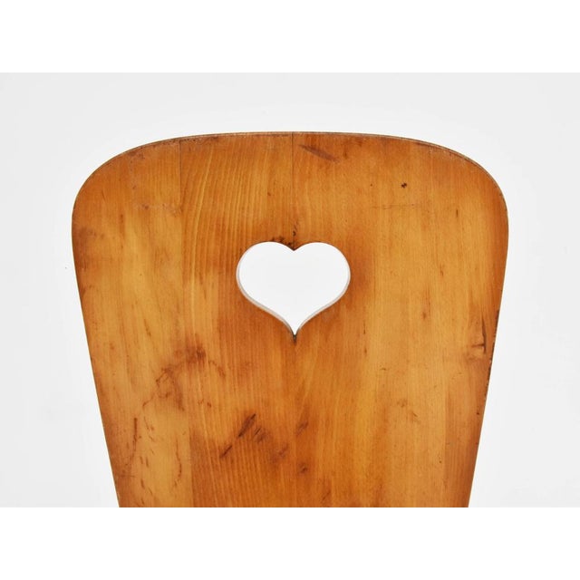 Alpine Folk Art Chair, Switzerland, 1960s For Sale - Image 6 of 10