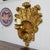 Decorative gold pineapple wall sconce' Carved wood and a very large scale with considerable age.