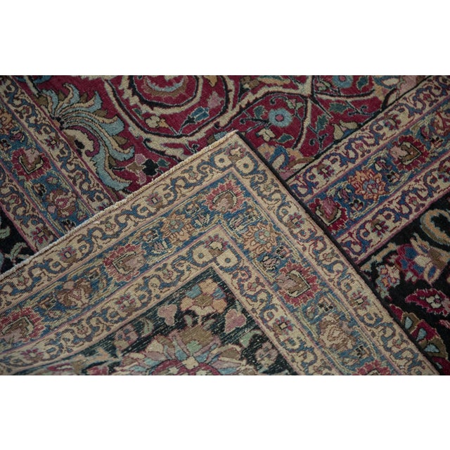 Old New House Antique Meshed Carpet - 8'2" X 10'9" For Sale - Image 4 of 12