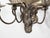 Metal Pair of 19th Century Italian Rococo Style Tin Candle Sconces with Feather Motifs For Sale - Image 7 of 9