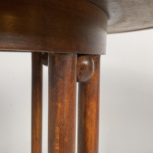 Austrian Wood, Fabric and Glass Coffee Table from Jacob & Josef Kohn, 1930s For Sale - Image 11 of 18