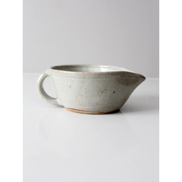 Contemporary Vintage Studio Pottery Batter Bowl For Sale - Image 3 of 12