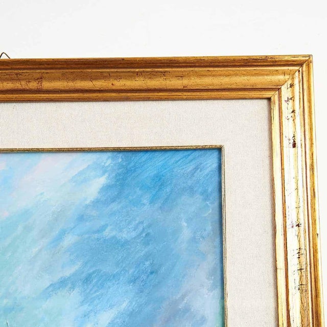 Unknown, Fishing in Rough Seas, 2000s, Oil on Canvas, Framed For Sale - Image 6 of 8