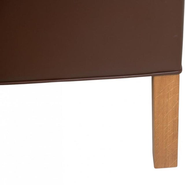 2212 2-Seater Sofa in Brown Leather by Børge Mogensen, 2002 For Sale - Image 16 of 18