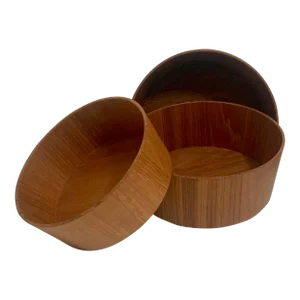 Mid 20th Century Mid-Century Modern Teak Bowl Set- 3 Pieces