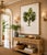 Fan Palm Botanical Study, Vintage Art Print Reproduction, 40" X 60" For Sale - Image 4 of 10