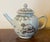 Chinoiserie Antique 18th Century Qianlong Chinese Export Porcelain Tea Pot Decorated en Grisaille With Courting Couples For Sale - Image 3 of 13