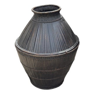 Locust Storage Basket (Iwus), 20th Century, Bontoc, Luzon Cordillera, Philippines For Sale