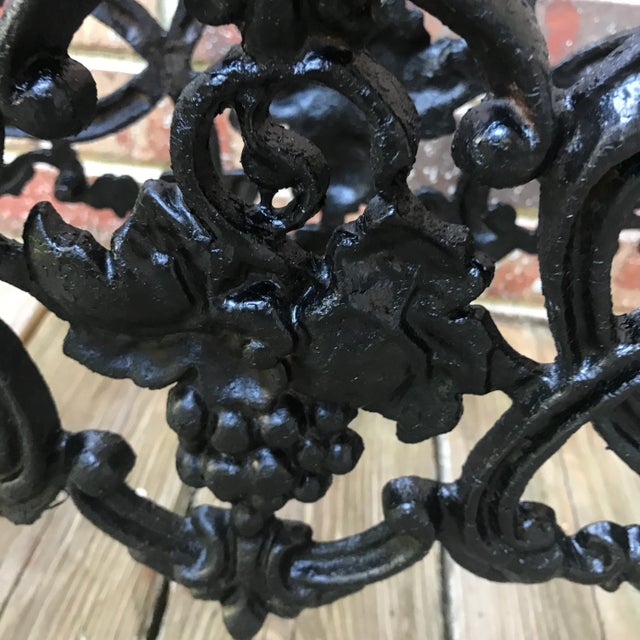 Antique Victorian Cast Iron Planter For Sale - Image 6 of 14