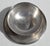 Metal 1950s Wallace Silver Plate Serving Bowl Attached Saucer Mid-Century Modern Tableware For Sale - Image 7 of 13