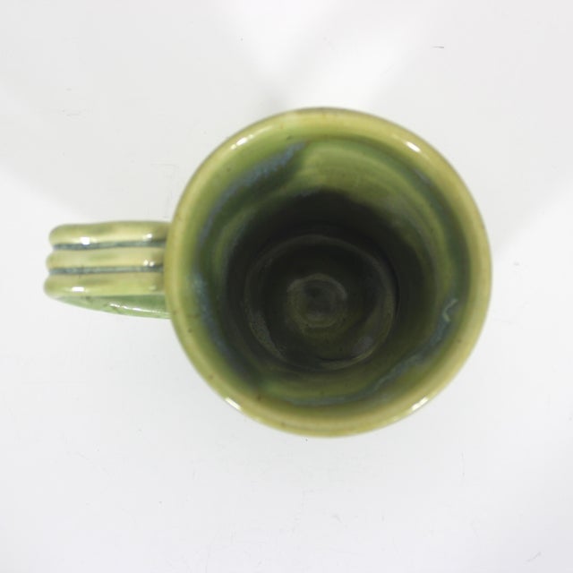 Ceramic Vintage Signed Handmade Studio Pottery Coffee Mug For Sale - Image 7 of 10