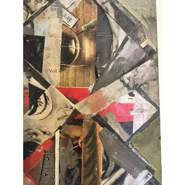 Ermete Lancini, Abstract Collage, 1960s, Mixed Media For Sale - Image 11 of 18