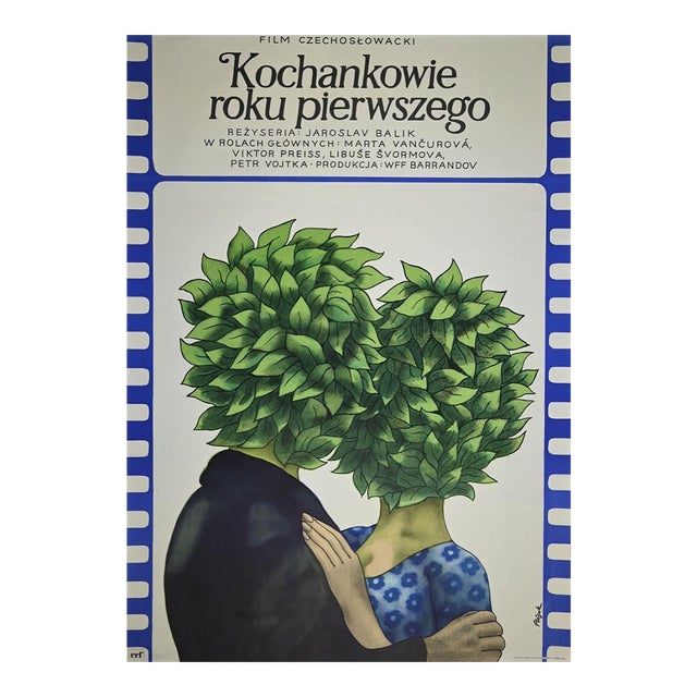 Jerzy Flisak, Mkochankowie First Year, Vintage Offset Poster by George Flisak, 1975 For Sale