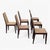 Six Dining Chairs – Elegant Wooden Dining Chairs, Modern, Contemporary, Faux Suede, Comfortable Seating For Sale - Image 9 of 18