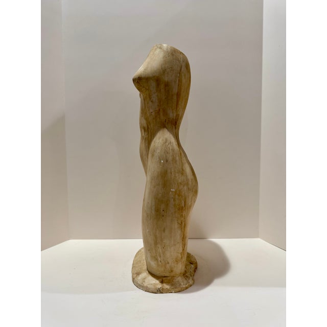 Sculpture Materials 1960s Larry Mohr Female Torso Sculpture in Painted Plaster For Sale - Image 7 of 10
