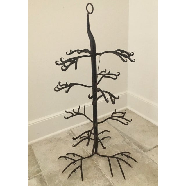 Antique Four Tier Handwrought Iron Game Rack For Sale - Image 13 of 13
