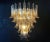 Italian Amber Murano Glass Petal Chandeliers, Set of 2 For Sale - Image 6 of 10